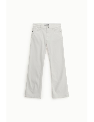 Jeans Flare Cinco Bolsos Cintura Alta Please