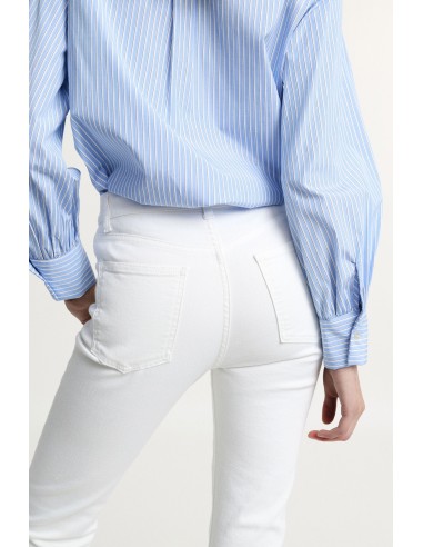 Jeans Flare Cinco Bolsos Cintura Alta Please