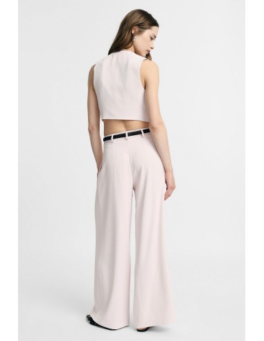 Pantaloni Palazzo A Vita Alta Con Pinces Please - Vestiti Firmati L...