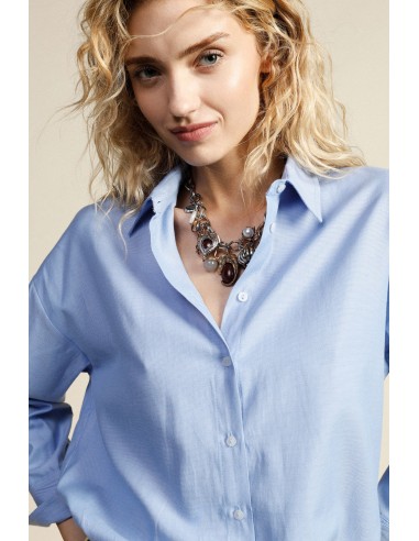 Camicia Ampia Con Colletto Classico E Maniche 3/4 Dixie - Vestiti F...