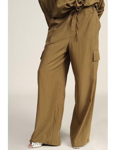 Pantaloni Palazzo Con Tasche Laterali Ampie Dixie - Vestiti Firmati...