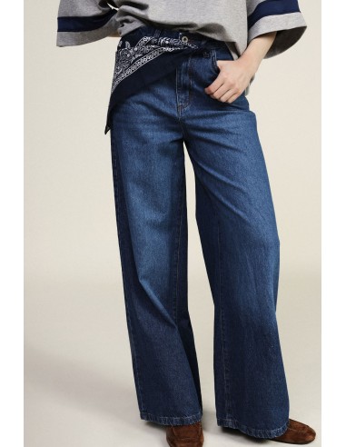 Jeans de perna larga com cintura Dixie