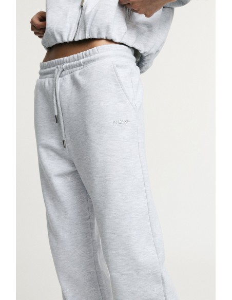 Calças de jogging Cintura Média Bolsos Laterais Please