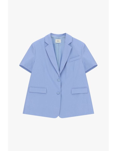 Blazer de mangas curtas com bolsos embutidos Dixie