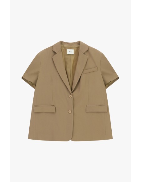 Blazer de mangas curtas com bolsos embutidos Dixie