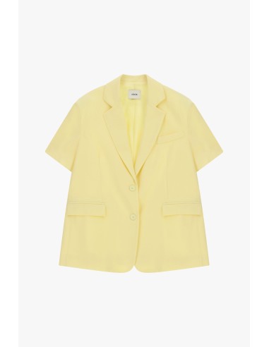 Blazer de mangas curtas com bolsos embutidos Dixie
