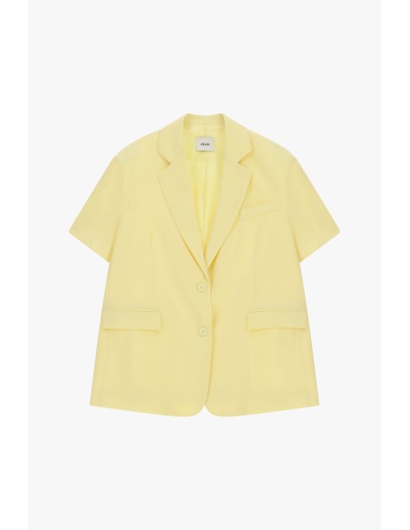 Blazer de mangas curtas com bolsos embutidos Dixie