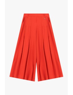 Calças Palazzo Cropped com Pregas Frontais Dixie 2