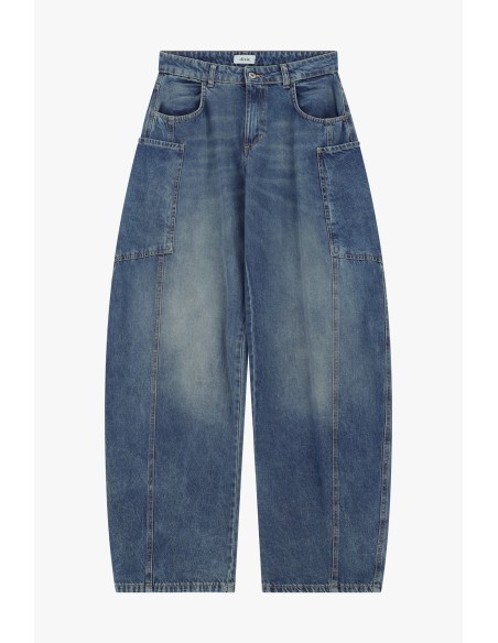 Jeans Balloon com Bolsos Laterais Amplos Dixie