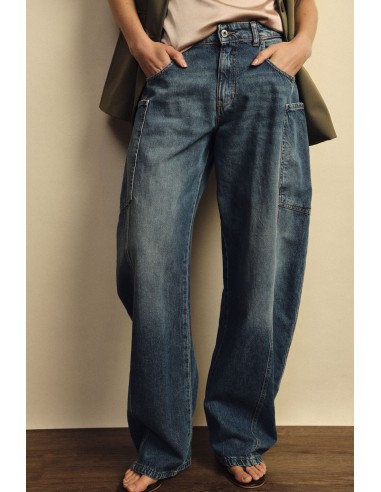 Jeans Balloon com Bolsos Laterais Amplos Dixie