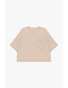 T-shirt com bolso bordado e corte boxy Dixie 2