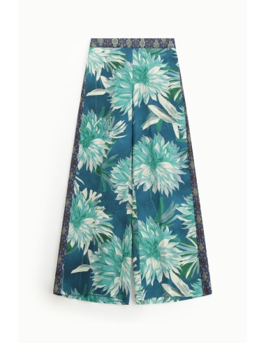 Pantaloni Palazzo Con Fiori Ampi Dixie - Vestiti Firmati Life Smiles