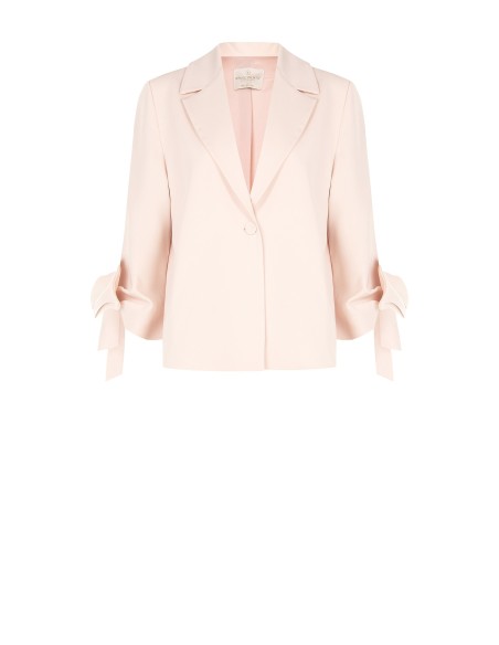 Blazer Amplo com Maxi Laços nas Mangas Rinascimento