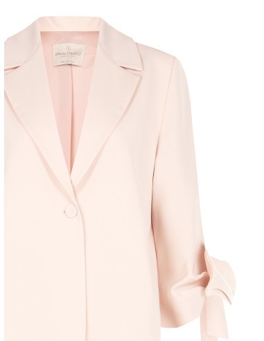 Blazer amplo com maxi laços nas mangas Rinascimento