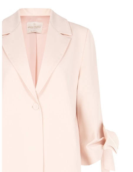 Blazer amplo com maxi laços nas mangas Rinascimento
