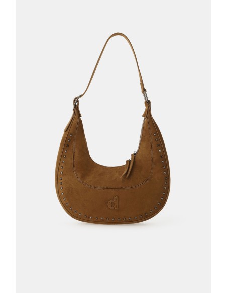 Mala Hobo Com Detalhes Metálicos Dixie
