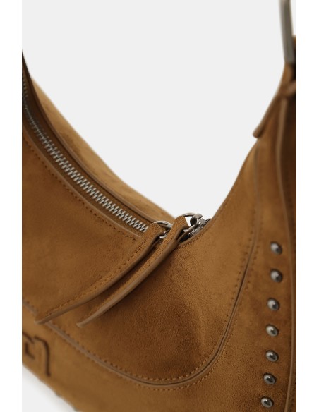 Mala Hobo com Detalhes Metálicos Dixie