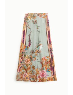 Calças Palazzo com motivos florais Dixie 2