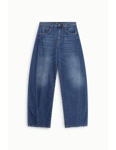 Jeans Balloon Fit com Perna Larga e Pences Dixie 2