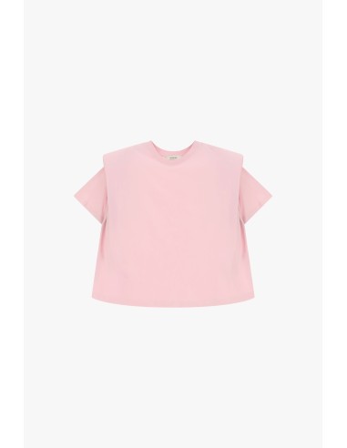 T-Shirt com ombros estruturados e corte quadrado Dixie