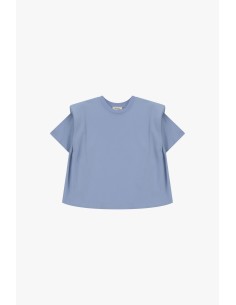 T-shirt com ombros estruturados e corte quadrado Dixie 2