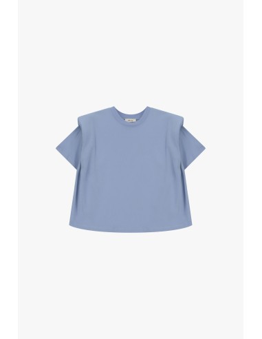 T-shirt com ombros estruturados e corte quadrado Dixie