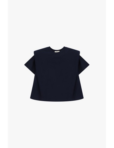 T-shirt com ombros estruturados e corte quadrado Dixie