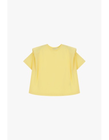 T-shirt com ombros estruturados e corte quadrado Dixie