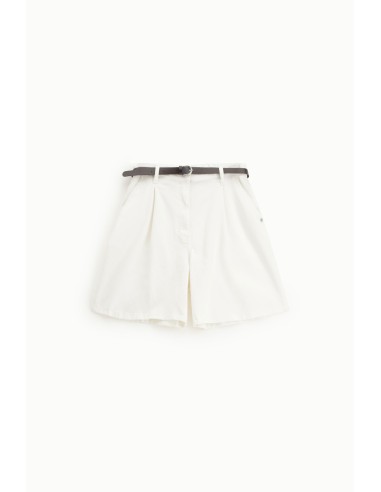 Shorts Regular-Fit com Pinças e Cintura Please