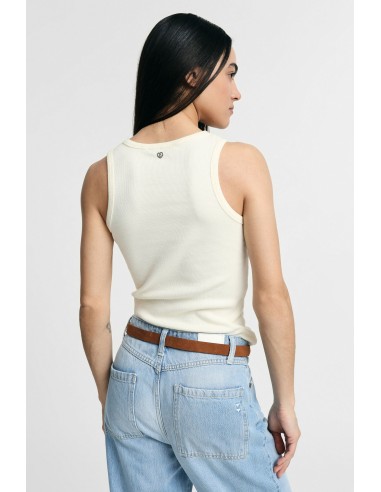 Top Gola Redonda Sem Mangas Corte Regular Please
