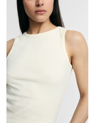 Top com decote redondo sem mangas, corte regular Please