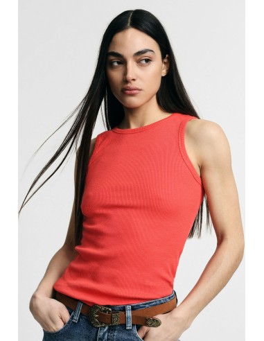 Top Gola Redonda Sem Mangas Corte Regular Please