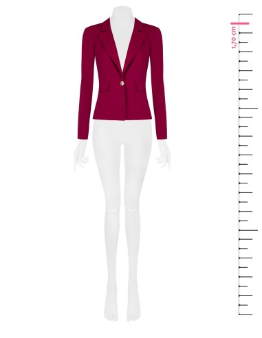 Blazer Cintado em Scuba Crepe Rinascimento