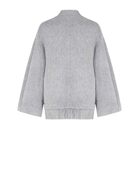 Casaco Bomber Médio Com Maxi Bolsos Rinascimento