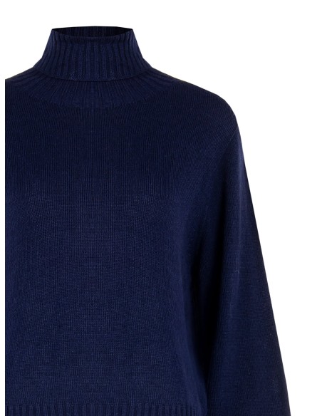 Camisola de gola alta em mistura de lã virgem Rinascimento