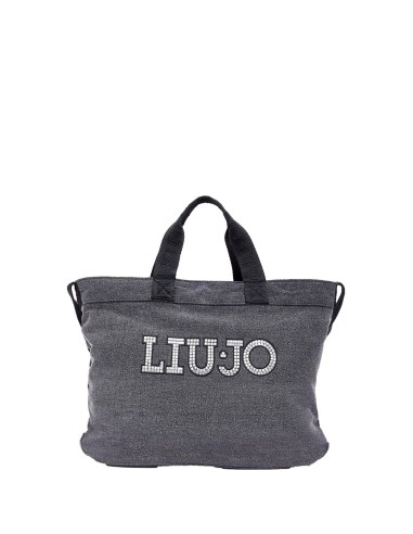 Tote bag grande com logótipo Liu Jo