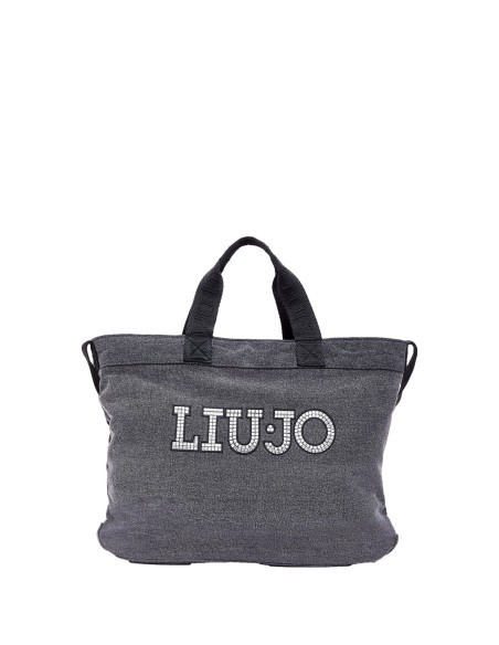 Tote Bag Grande Con Logo Liu Jo - Vestiti Firmati Life Smiles