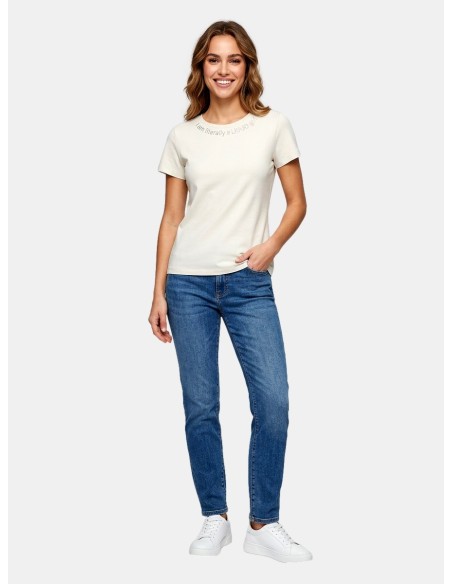 T-shirt com logótipo estampado Liu Jo