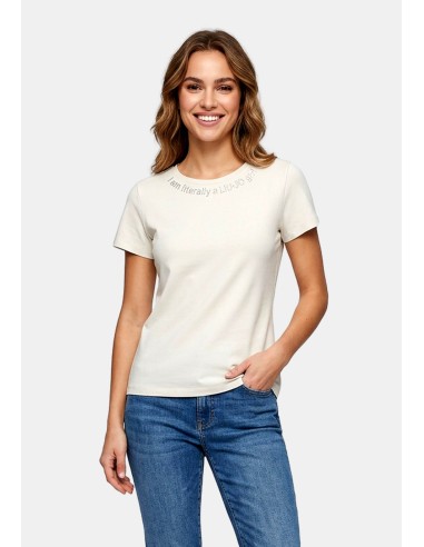 T-shirt com logótipo estampado Liu Jo