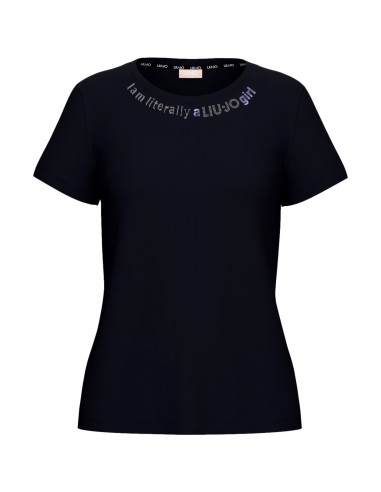 T-Shirt com logótipo estampado Liu Jo