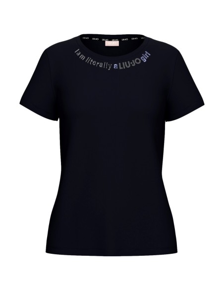 T-Shirt com logótipo estampado Liu Jo