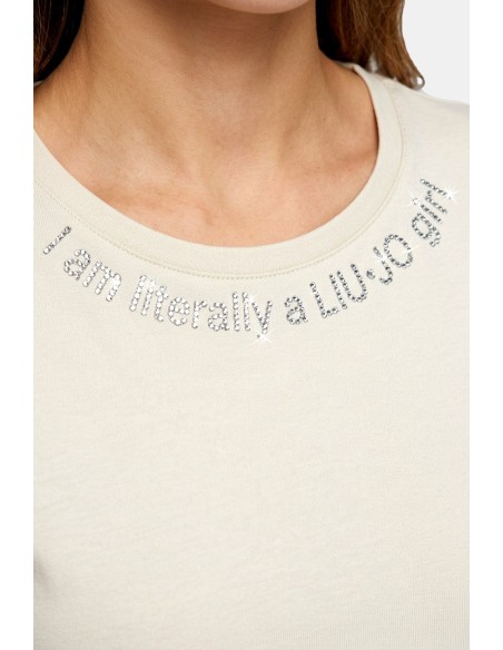 T-shirt com logótipo estampado Liu Jo
