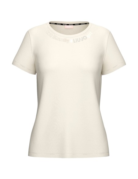 T-Shirt Con Logo Stampato Liu Jo - Vestiti Firmati Life Smiles