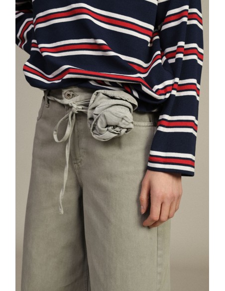 Jeans Flare Com Cinto Dixie