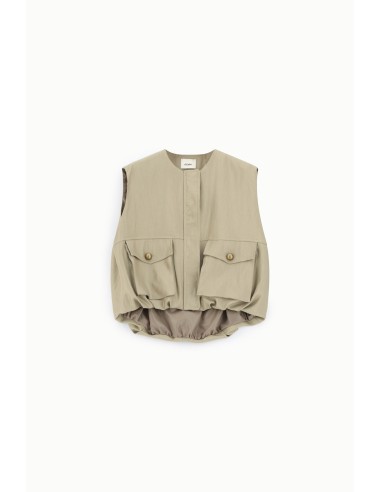 Gilet Corto Con Tasche Applicate Frontali Dixie - Vestiti Firmati L...