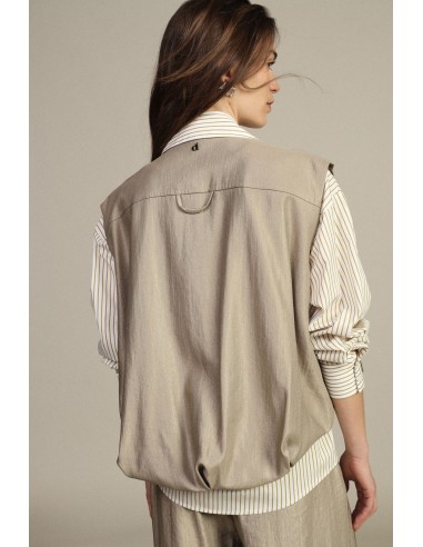 Gilet Corto Con Tasche Applicate Frontali Dixie - Vestiti Firmati L...