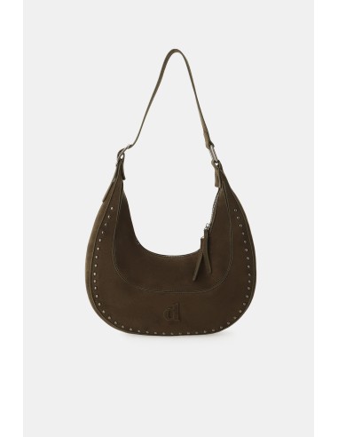 Bolsa Hobo com Detalhes Metálicos Dixie