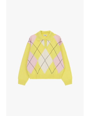 Maglione A Rombi Con Colletto E Bottoni Dixie - Vestiti Firmati Lif...