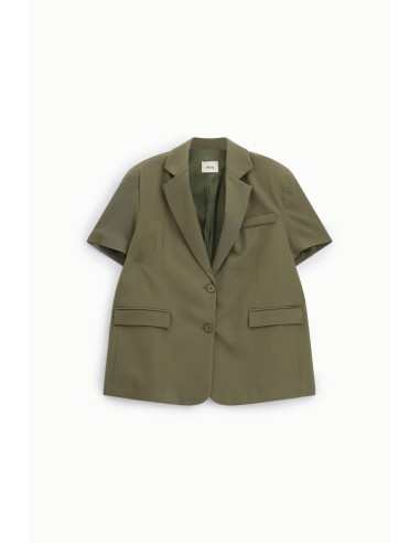 Blazer de mangas curtas com bolsos embutidos Dixie