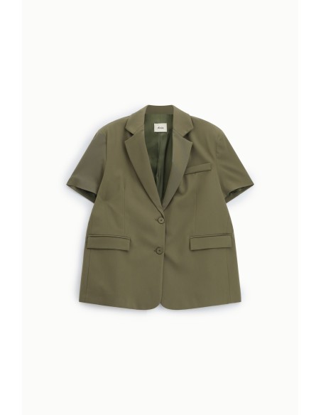 Blazer de mangas curtas com bolsos embutidos Dixie